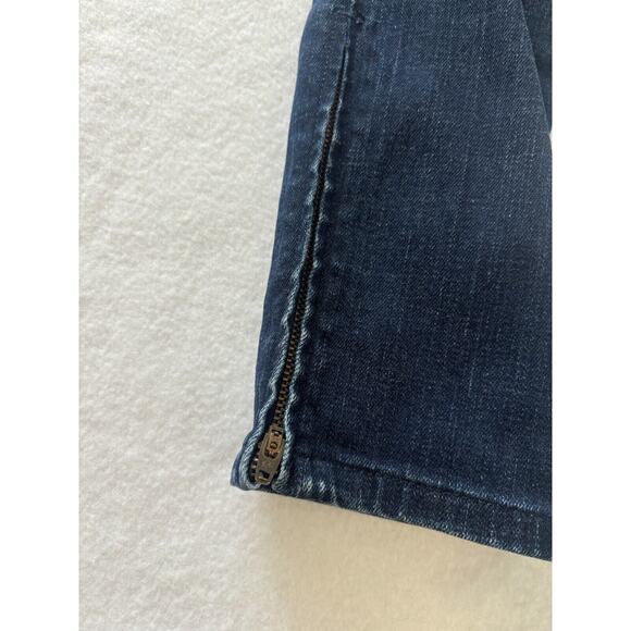 J Brand Jeans Womens 30 Dark Blue The Deal Skinny Leg Zip Ankle Denim - Picture 3 of 9